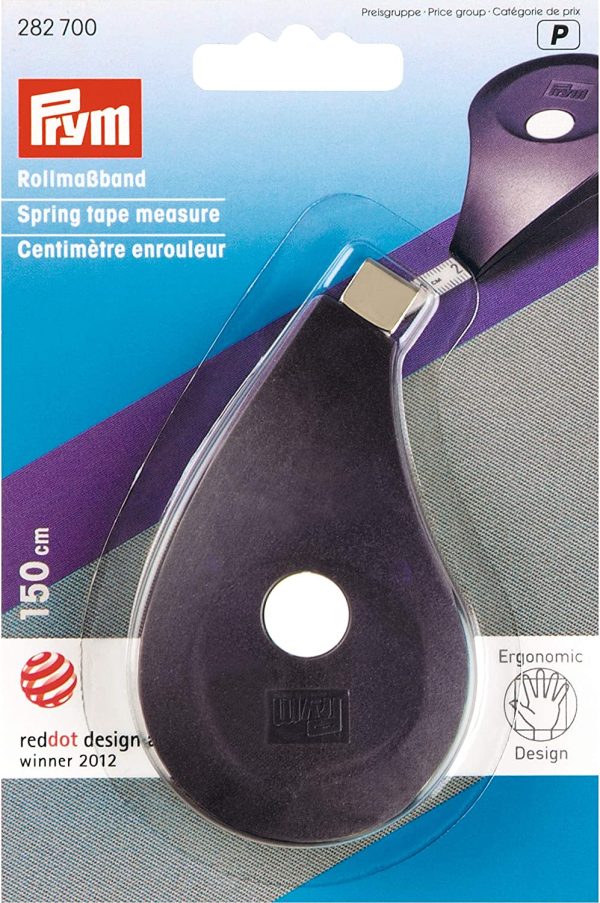CINTA METRICA PRYM AUTOMATICA ERGONOMICA 150CM